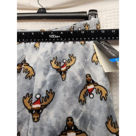 Cuddl Duds Boys Pajama Pants Size 8 Fleece Reindeer Holiday Warm - Picture 3 of 7